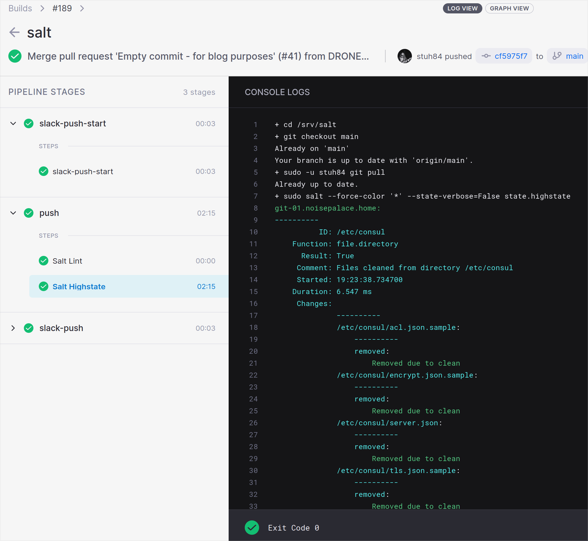 Drone Salt Highstate