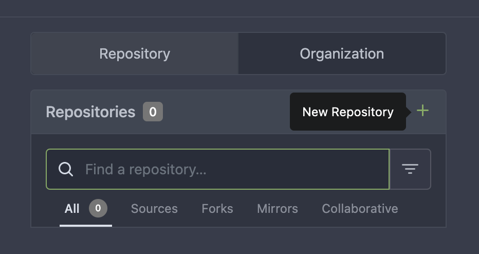 Gitea New Repository