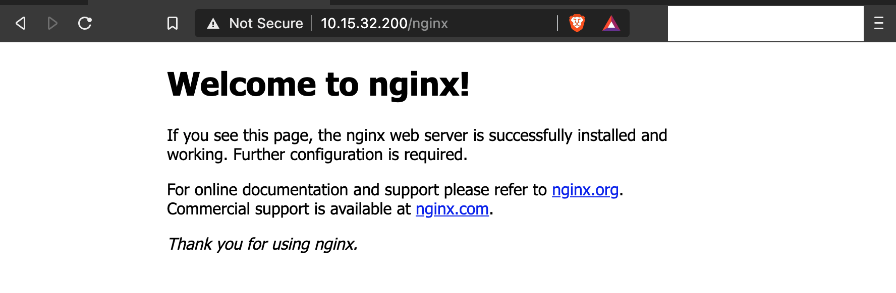 MetalLB NGINX - With Ingress
