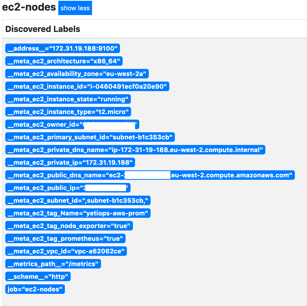 AWS EC2 Service Discovery