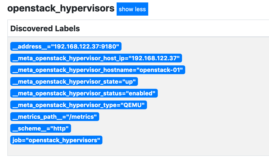 Microstack Hypervisor Metadata