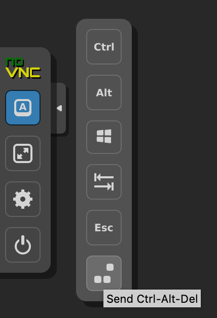 proxmox win install vm ctrlaltdel