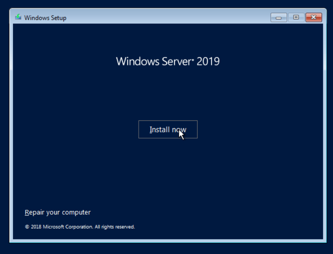 proxmox win install vm install