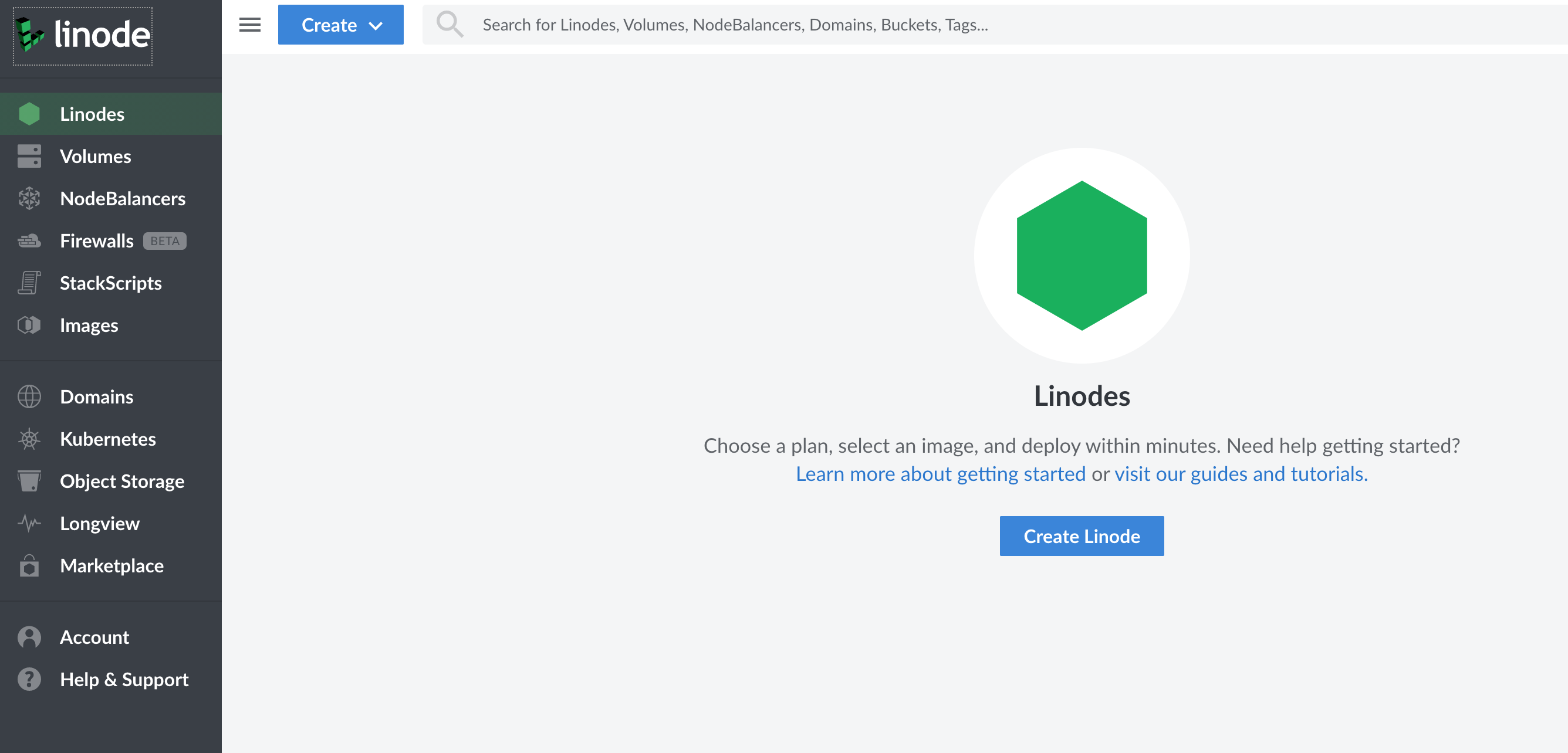 Linode Console