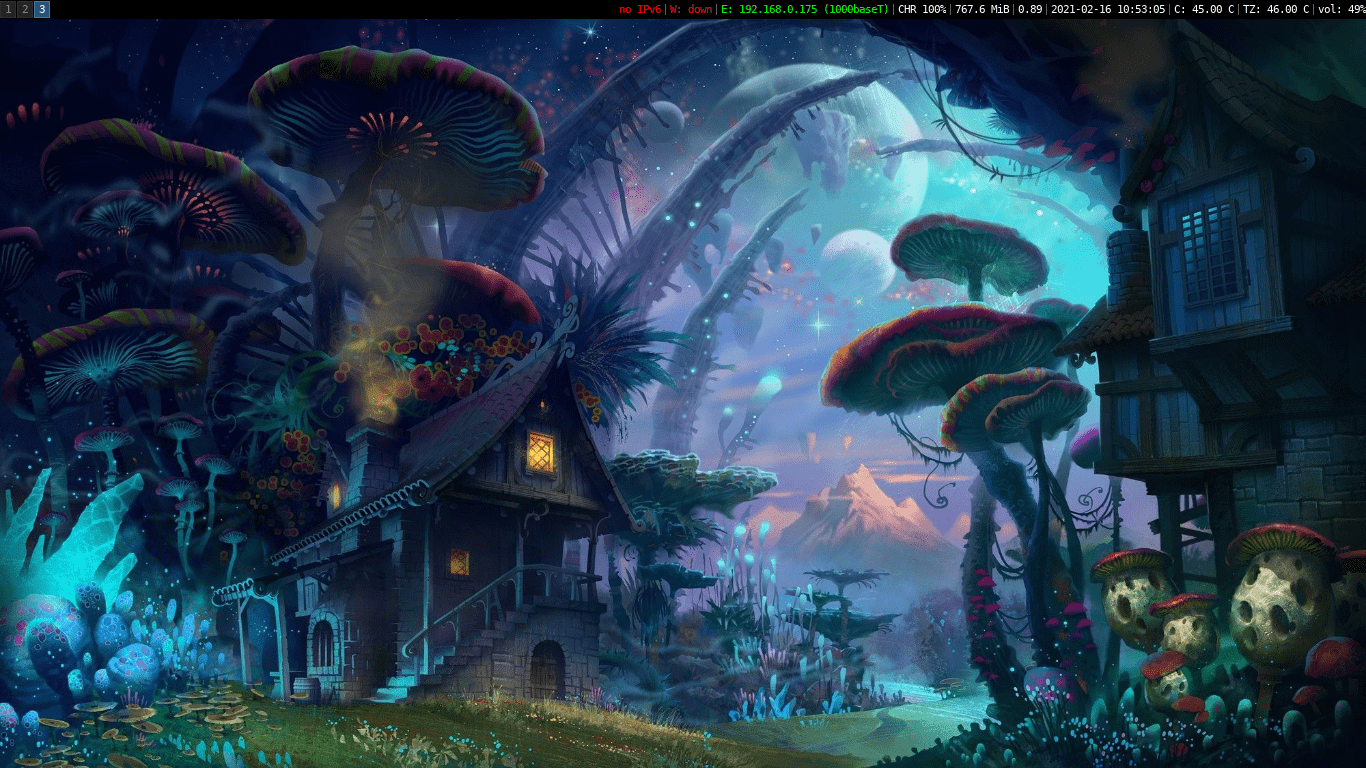 Haken OpenBSD Screenshot