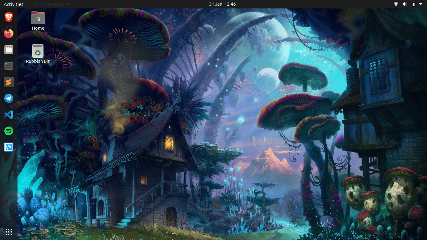 Haken Ubuntu Screenshot